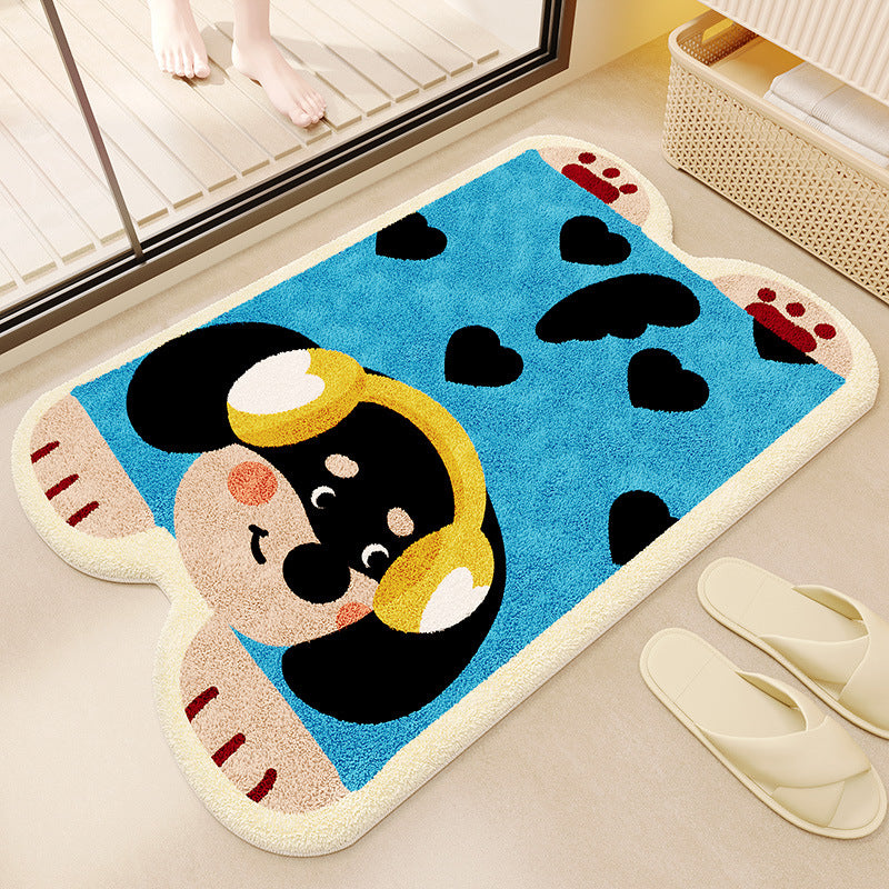 Fun Animal-Themed Bathroom Mat