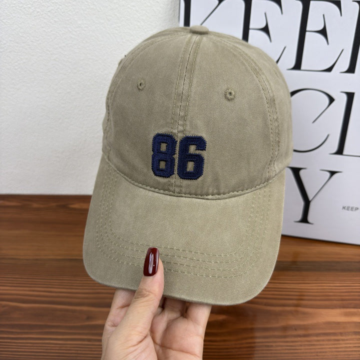 Men's Embroidered Casual Cotton Baseball Cap Bowlift