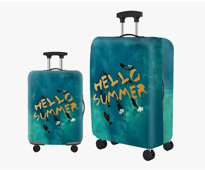 Unisex nan elastic suitcase cover with 3D dog design for trolley, stretchy and scratch-resistant Bowlift