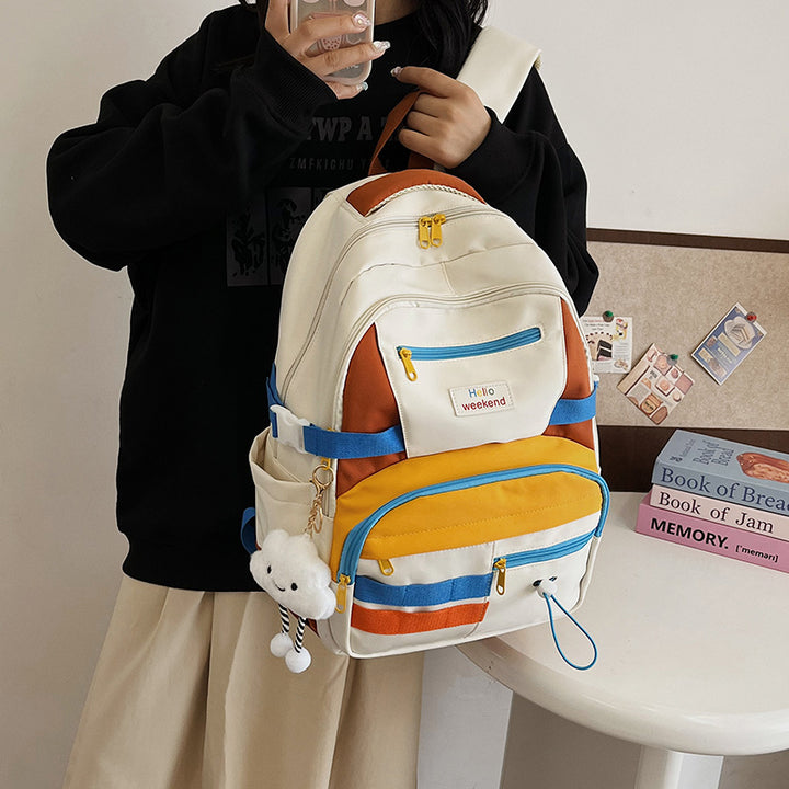 Playful Multi-Pocket Backpack Bowlift