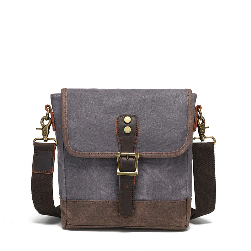 Retro Canvas Shoulder Bag Bowlift