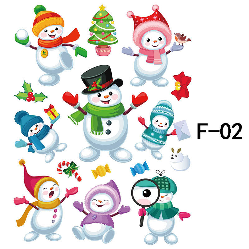 Festive Christmas Wall Decals Bowlift