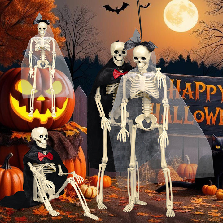 Decorative Skeleton Figurine Set Bowlift