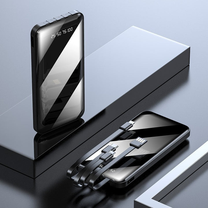 Portable power bank with integrated multifunction charging function and digital display Bowlift