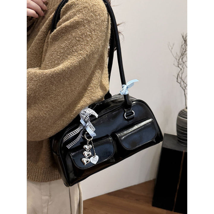 Chic Dual-Pocket Handbag Bowlift
