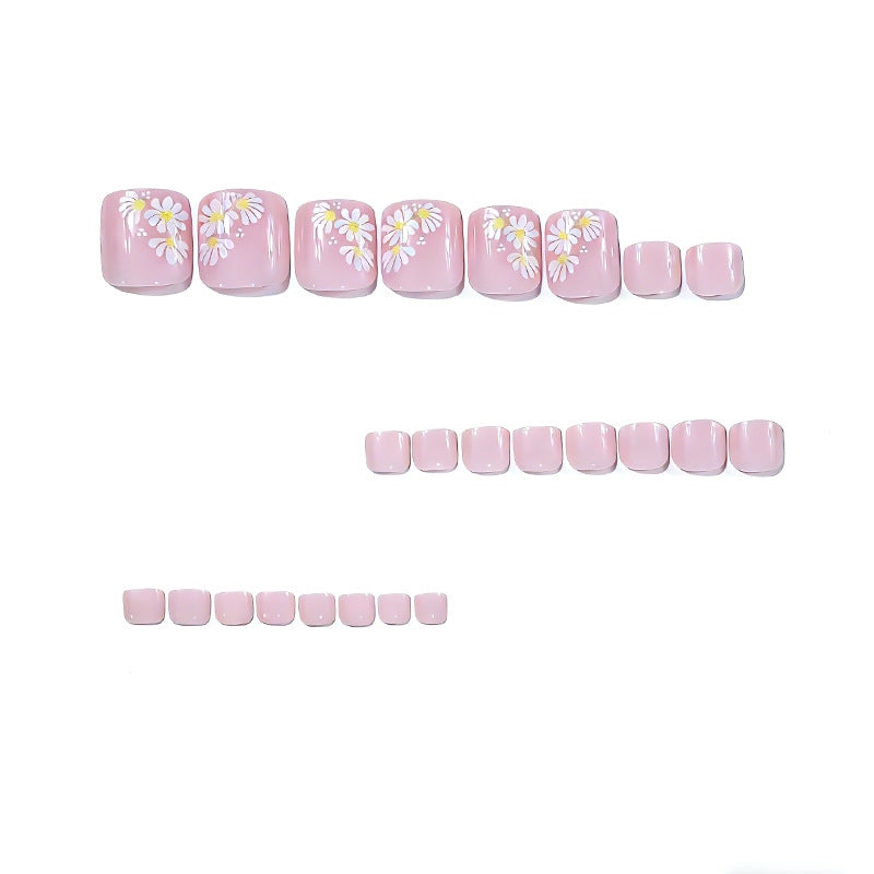 Floral Nail Art Pedicure Bowlift