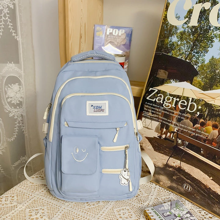 Multi-Pocket Casual Backpack Bowlift