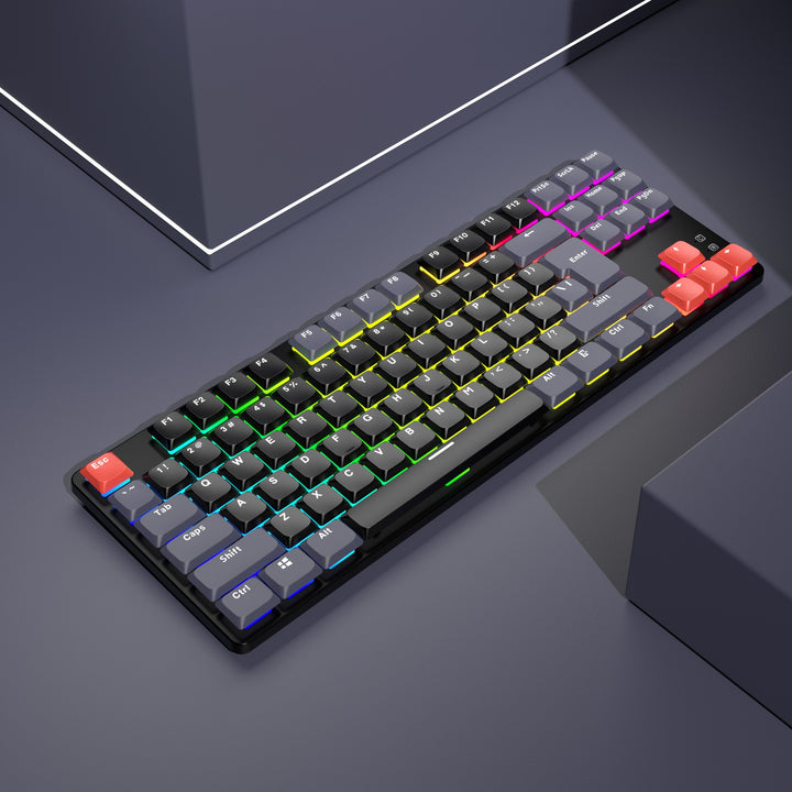 Compact RGB Mechanical Gaming Keyboard Bowlift