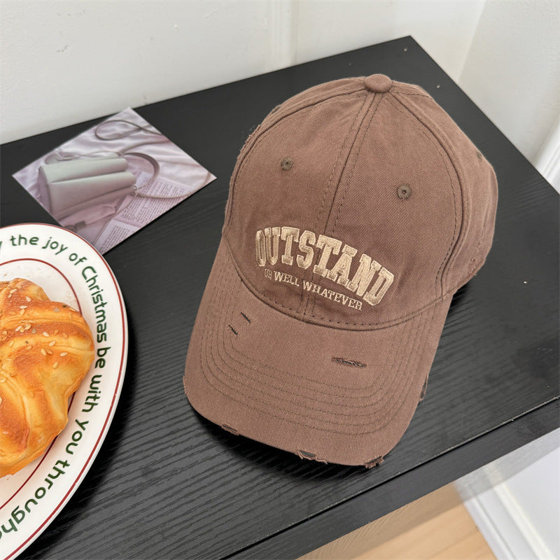 Men's Distressed Graphic Baseball Cap Bowlift 1783922124