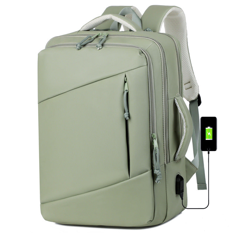 Functional travel backpack with separate laptop compartment and ergonomic design Bowlift