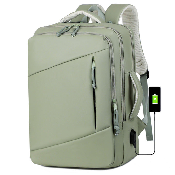 Functional travel backpack with separate laptop compartment and ergonomic design Bowlift
