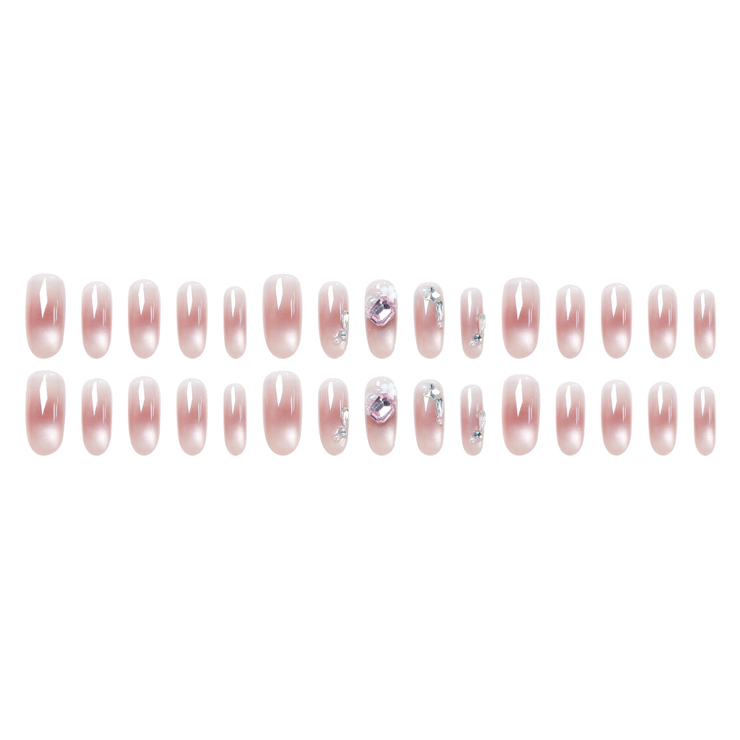 Nail art set with glamorous 3D applications and elegant floral decorations Bowlift