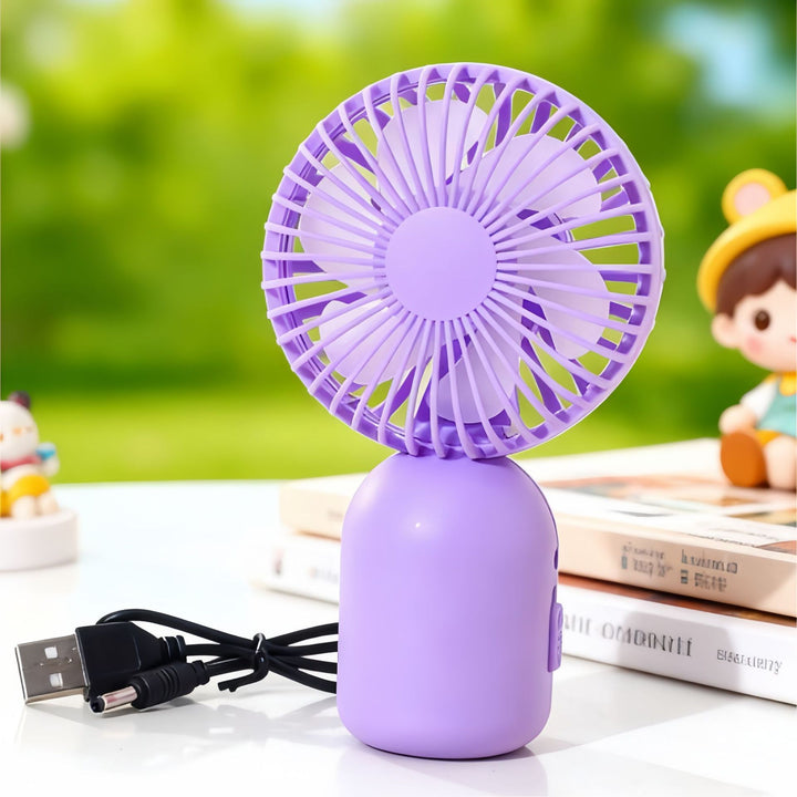 Portable USB Hand Fan with Ergonomic Design Bowlift