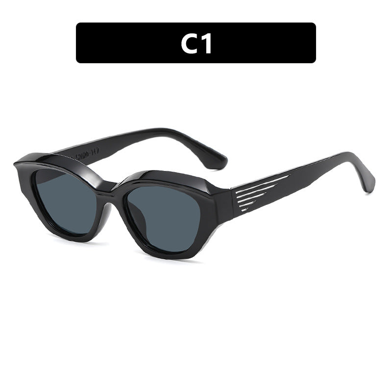 Women's Cat-Eye Sunglasses with Distinctive Frame and UV Protection Bowlift