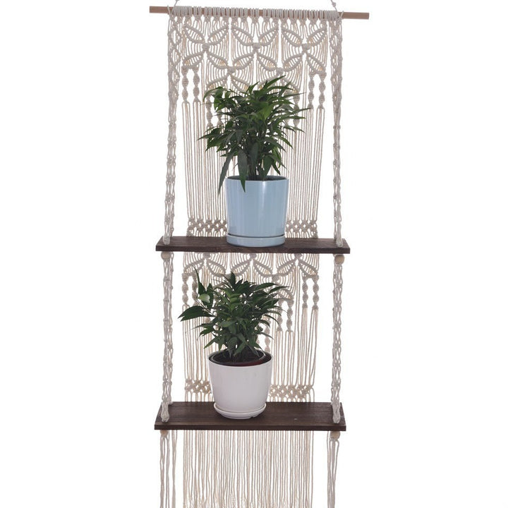 Macrame Plant Shelf Bowlift