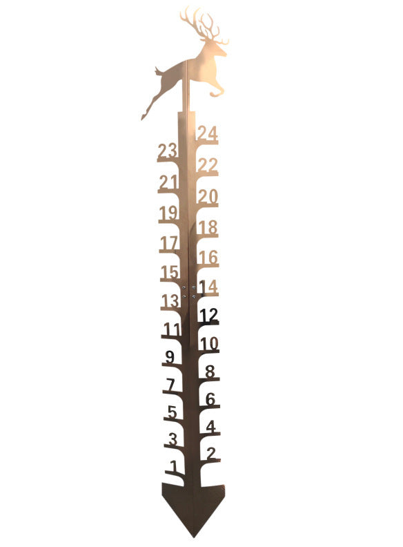 Skiing-Themed Growth Chart