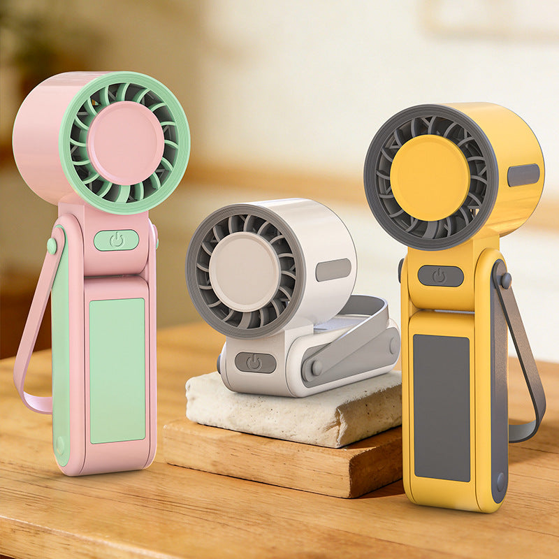 Foldable Rechargeable Handheld Fan Bowlift