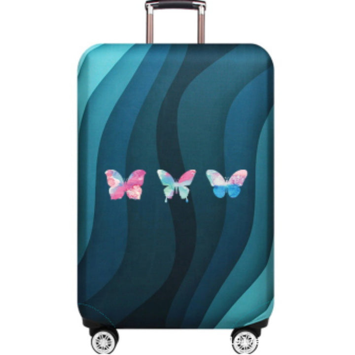 Women's Hard Shell Suitcase with Fashionable Butterfly Design Bowlift