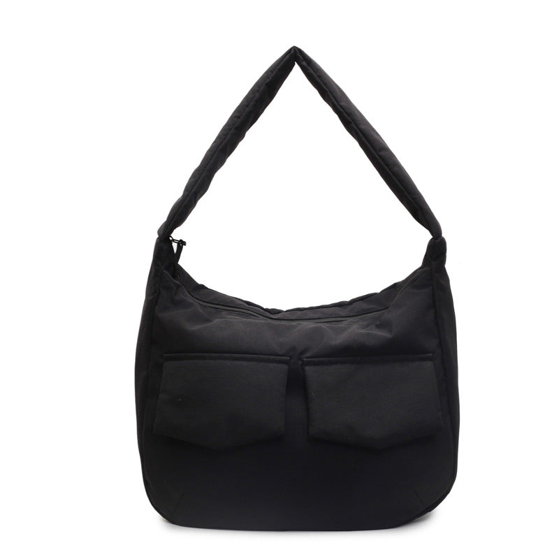 Soft Fabric Shoulder Hobo Bag Bowlift
