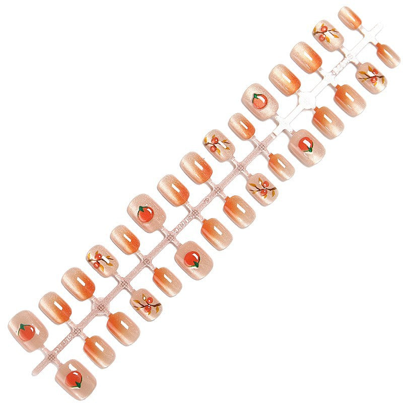 Artificial nail set with shiny 3D accents Bowlift