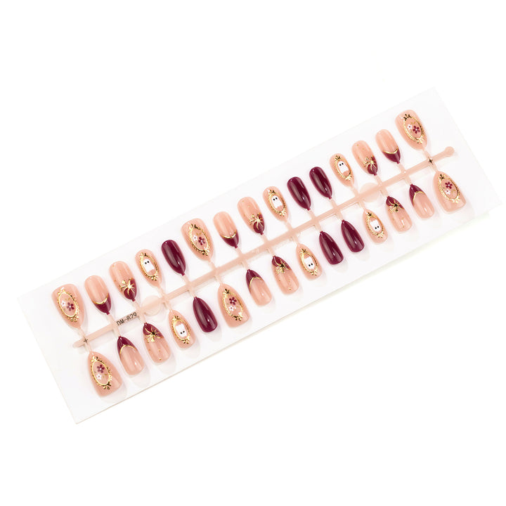 Creative Themed Press-On Nail Art Bowlift