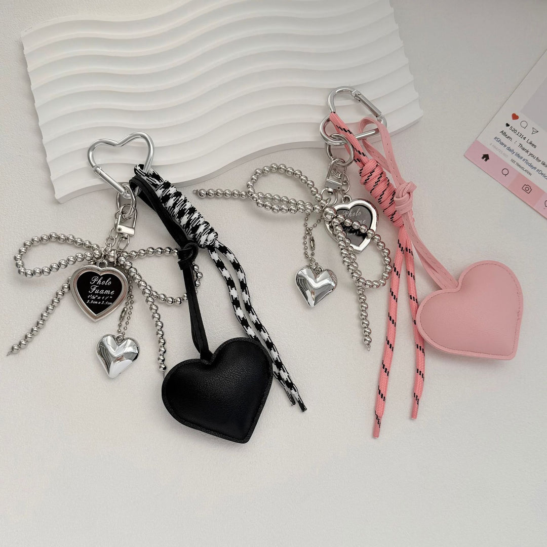 Heart-Themed Multi-Accessory Keychain Bowlift