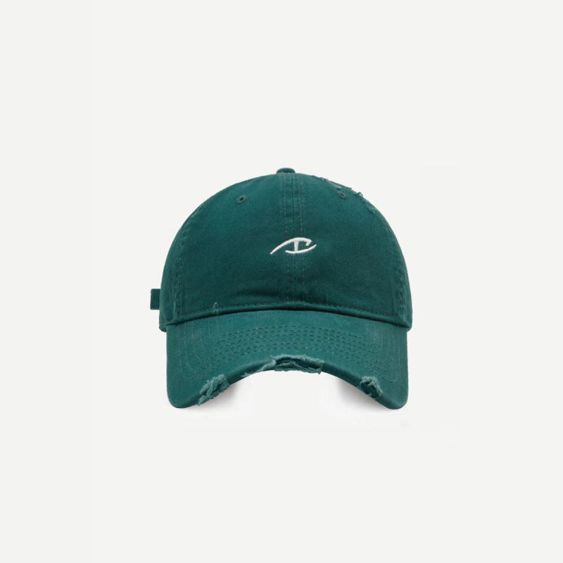 Women's Distressed Casual Baseball Cap Bowlift