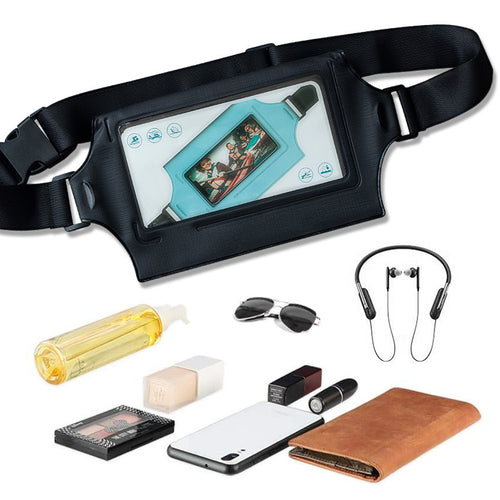 Waist bag with transparent phone pouch Bowlift