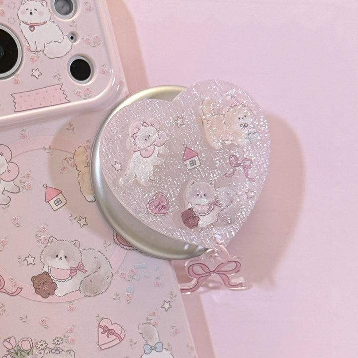 Heart-shaped Smartphone Holder Bowlift