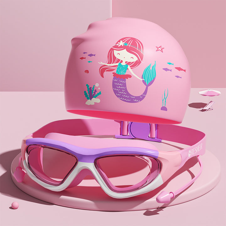 Anti-Fog Swim Goggles with UV Protection Bowlift
