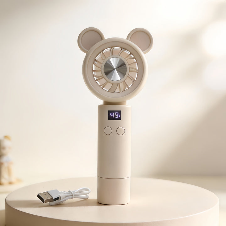 Women's Portable Hand Fan with Innovative Design Bowlift