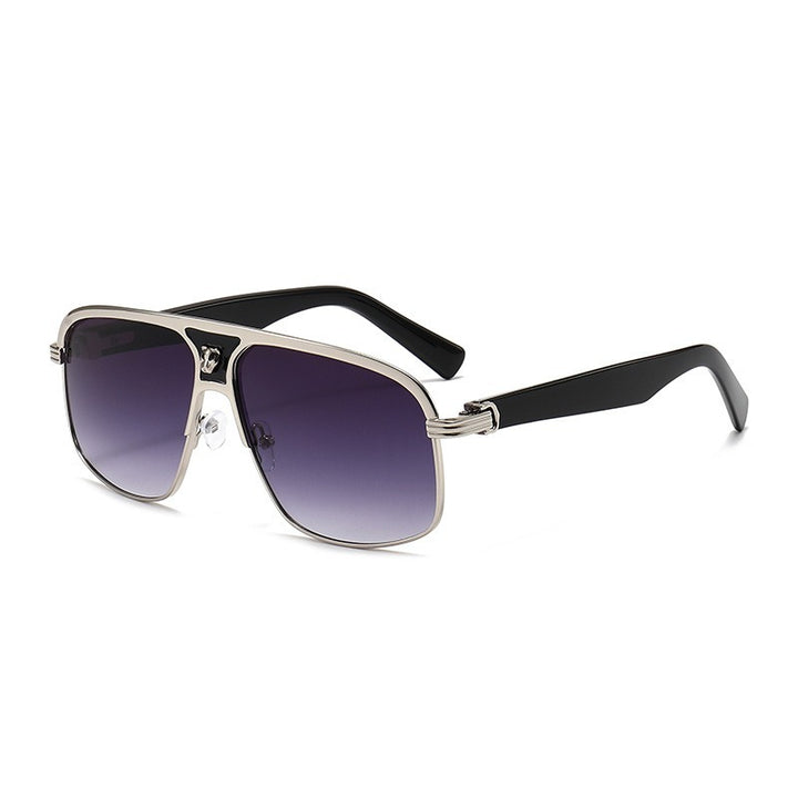 Men's Bold Fashion-Driven Shield Sunglasses Bowlift