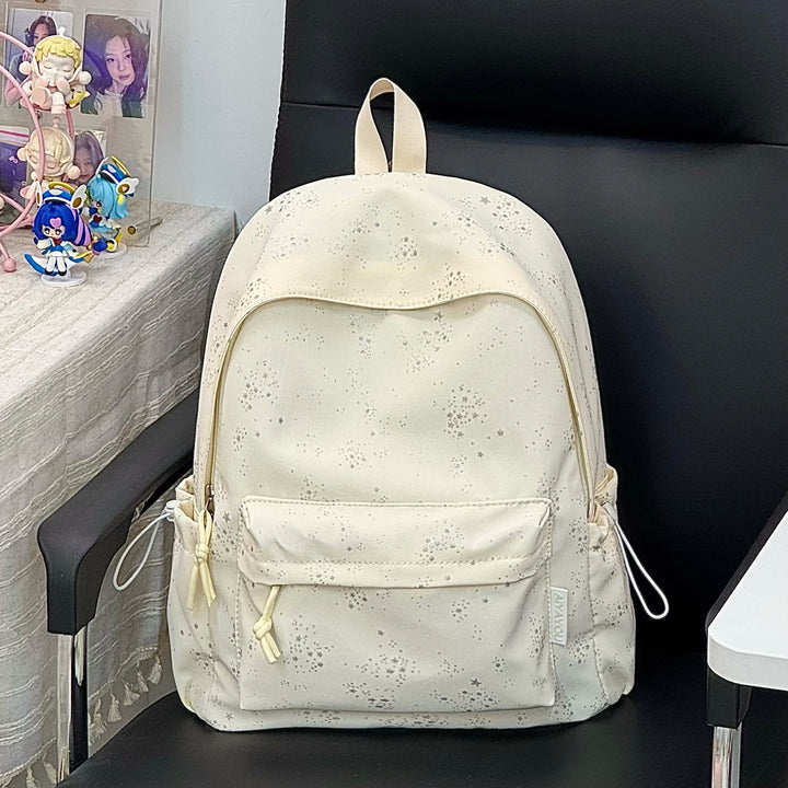 Playful Floral Print Backpack Bowlift