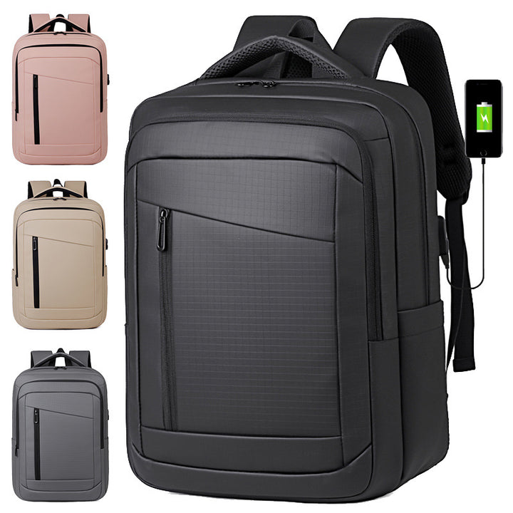 Backpack with Expandable Compartment System and Breathable Back Bowlift