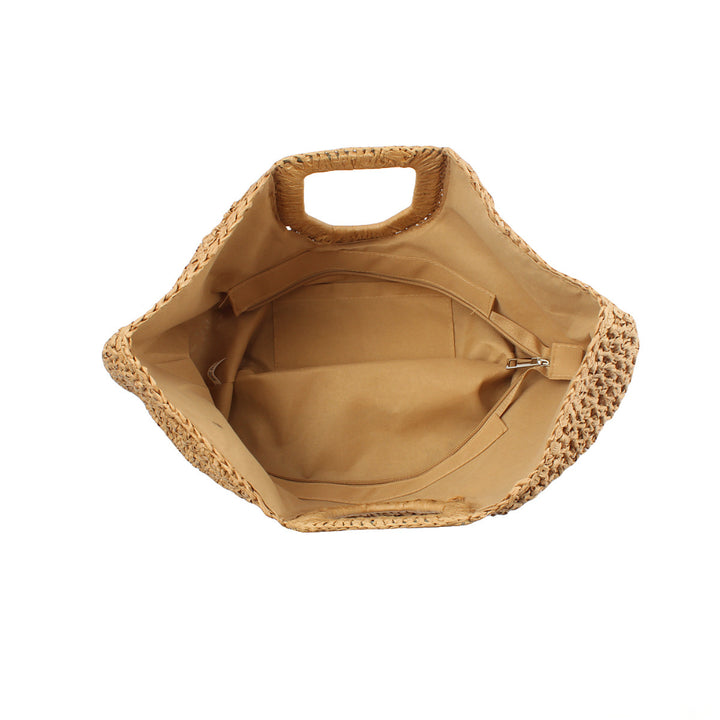 Beach bag in modern wave pattern Bowlift
