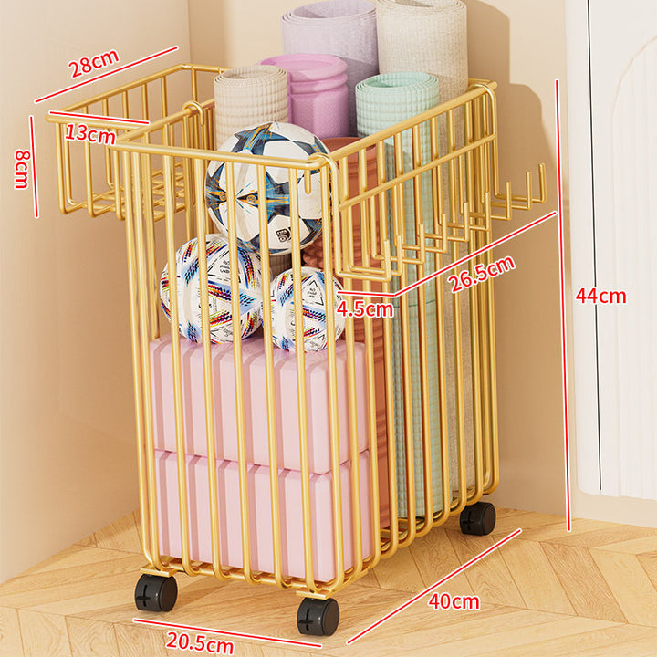 Versatile Rolling Storage Cart with Dividers Bowlift