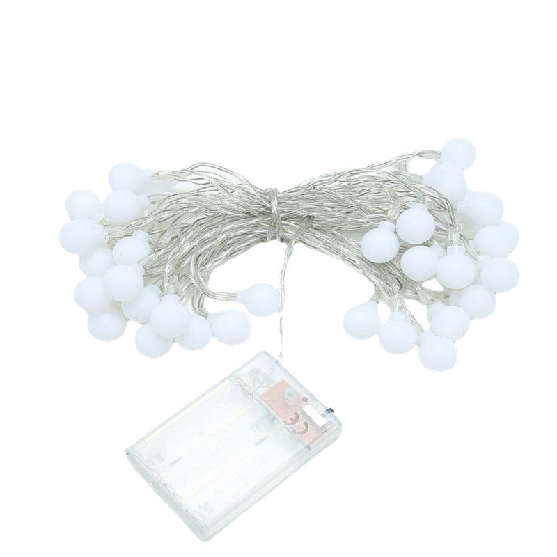 Outdoor Solar Star And Globe String Lights With Waterproof Copper Wire Bowlift