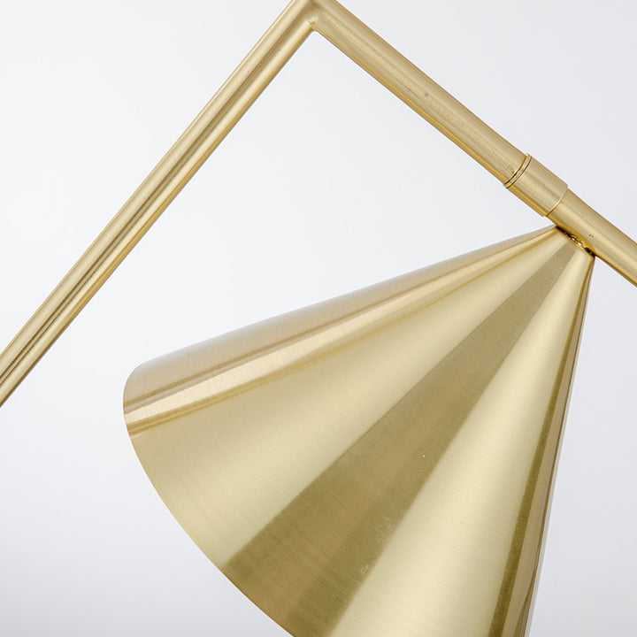 Modern Cone Table Lamp with Marble Base
