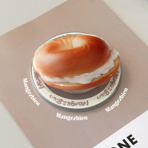Bagel-shaped coffee cup coasters Bowlift