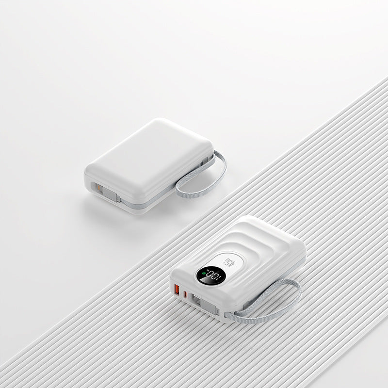 Portable power bank with fast wireless charging function and digital display Bowlift