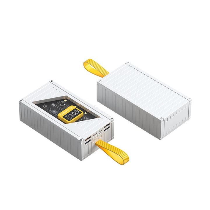 Portable power bank with integrated digital charging status display and fast charging function Bowlift