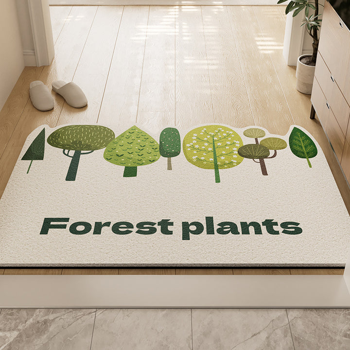 Forest-Themed Non-Slip Bath Mat Bowlift
