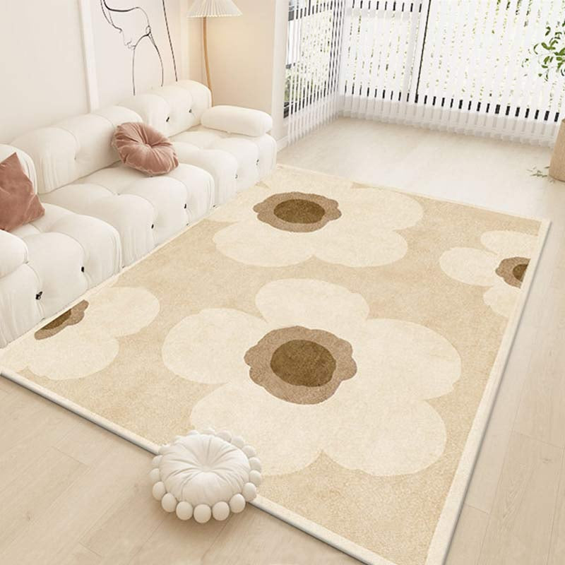 Elegant Floral Pattern Area Rug Bowlift