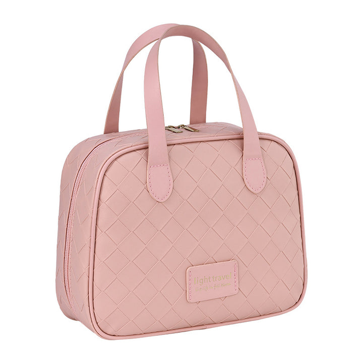 Cosmetic Organizer Bag With Elegant Structural Design Bowlift