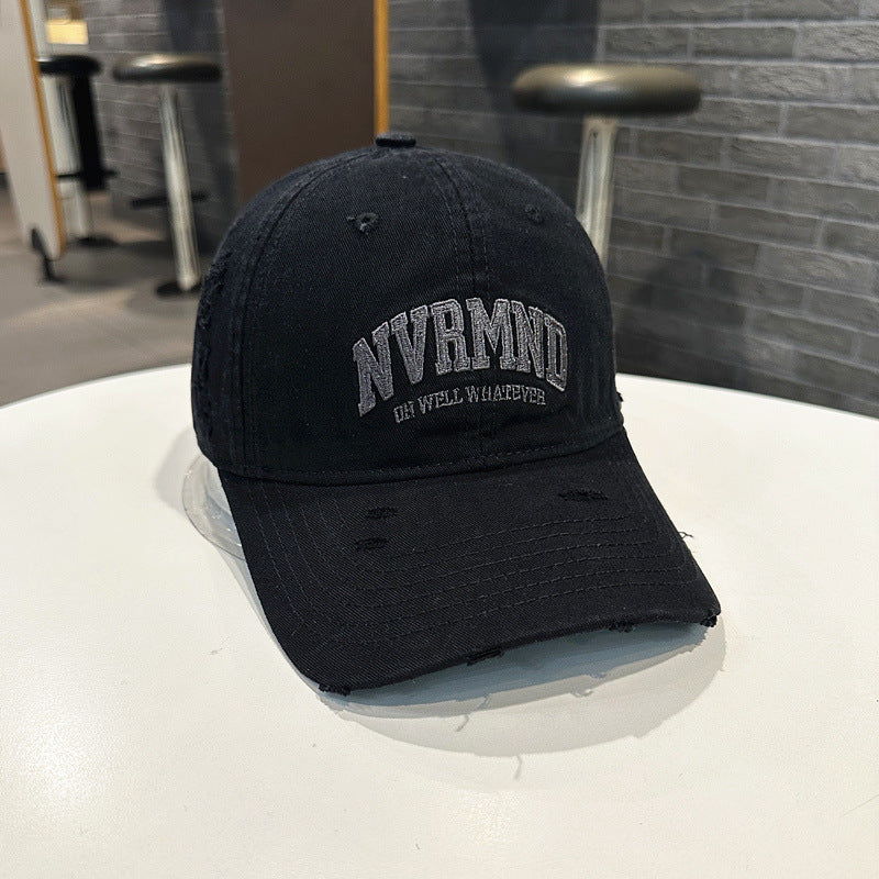 Men's Distressed Graphic Baseball Cap Bowlift