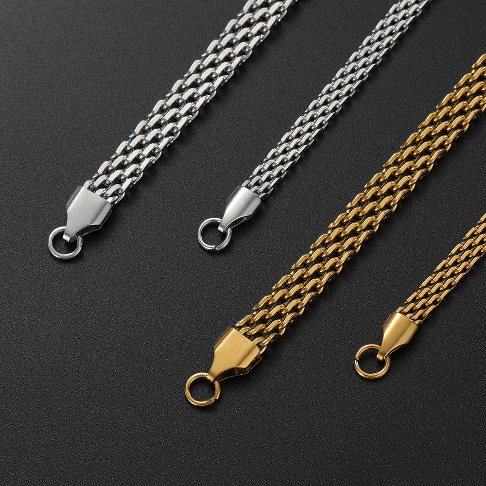 Luxe Interwoven Chain Necklace Bowlift