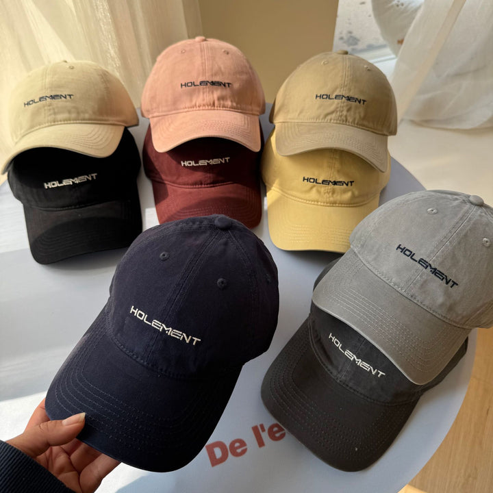 Men's Casual Embroidered Cotton Cap Bowlift