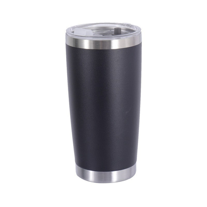 Vacuum Insulated Stainless Steel Travel Tumbler With Spill-Resistant Slider Lid And Tapered Cupholder Fit
