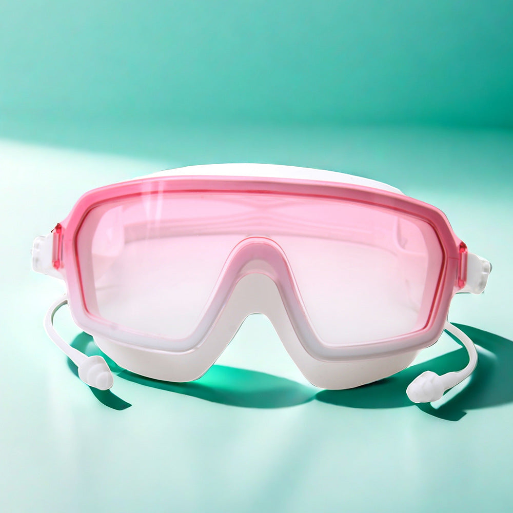 Diving mask with flexible silicone edge Bowlift