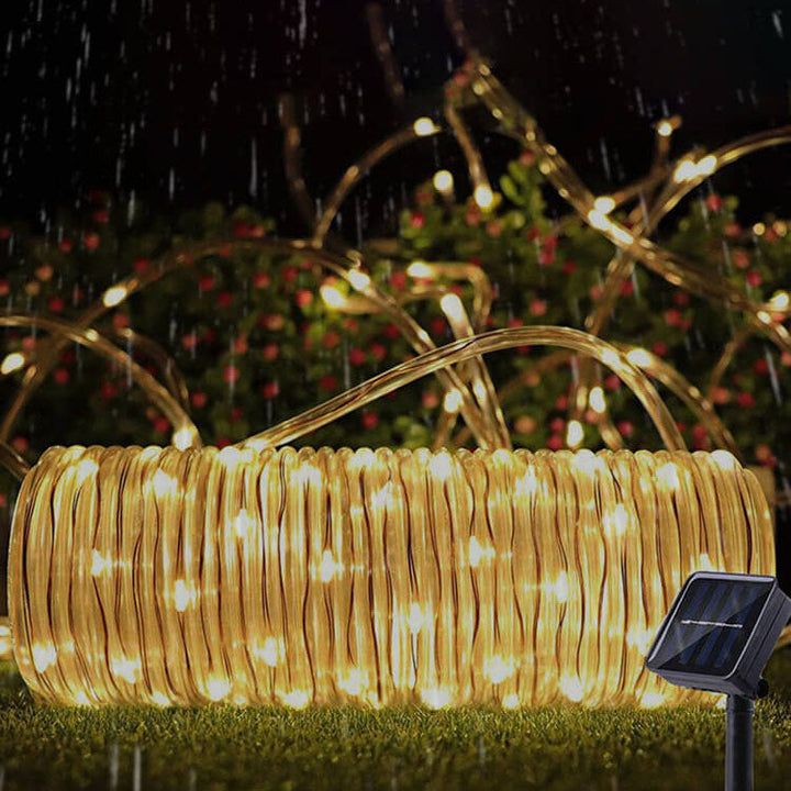 BowLift | LED Solar String Fairy Lights Waterproof Copper Wire Outdoor Tube Fairy Lights